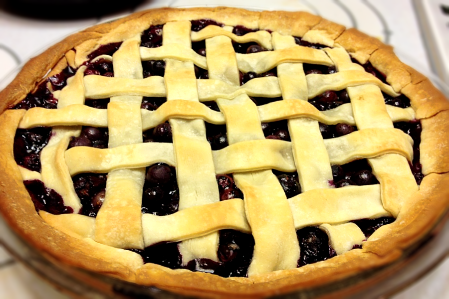 Blueberry pie