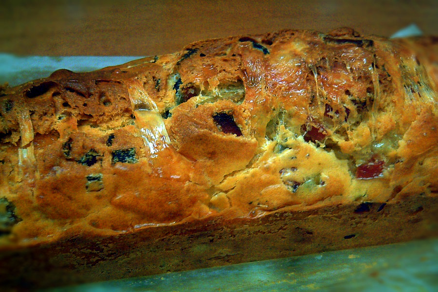 Cake aux deux olives