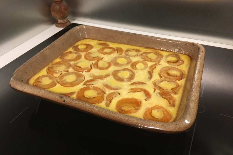 Gratin d'abricots