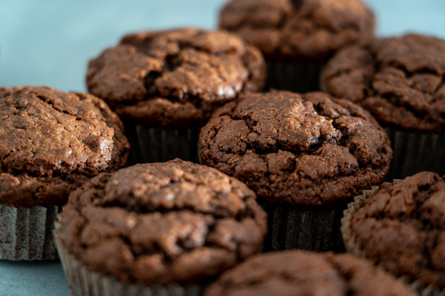 Muffins au chocolat pâtissier