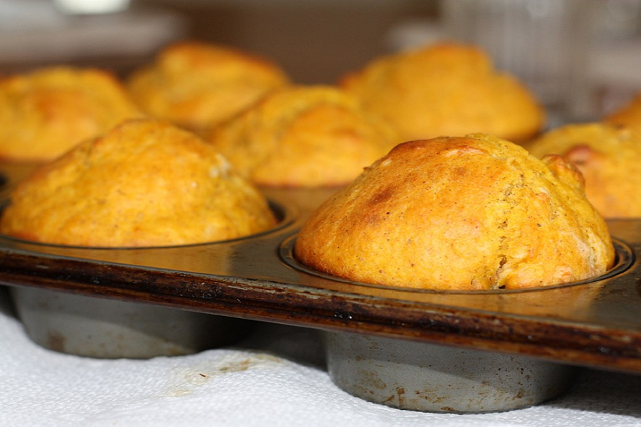 Muffins citron basilic