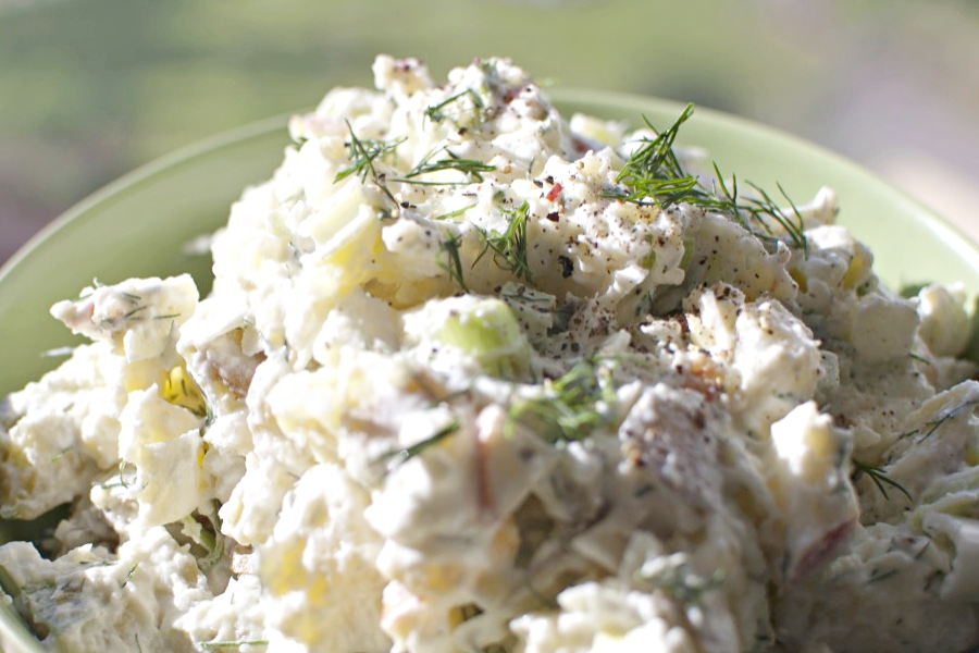 Salade de pomme de terre à la crème