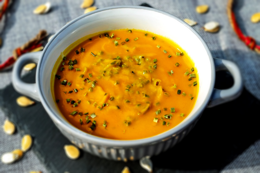 Soupe de courge butternut