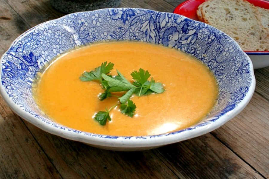 Soupe au gingembre et au potiron