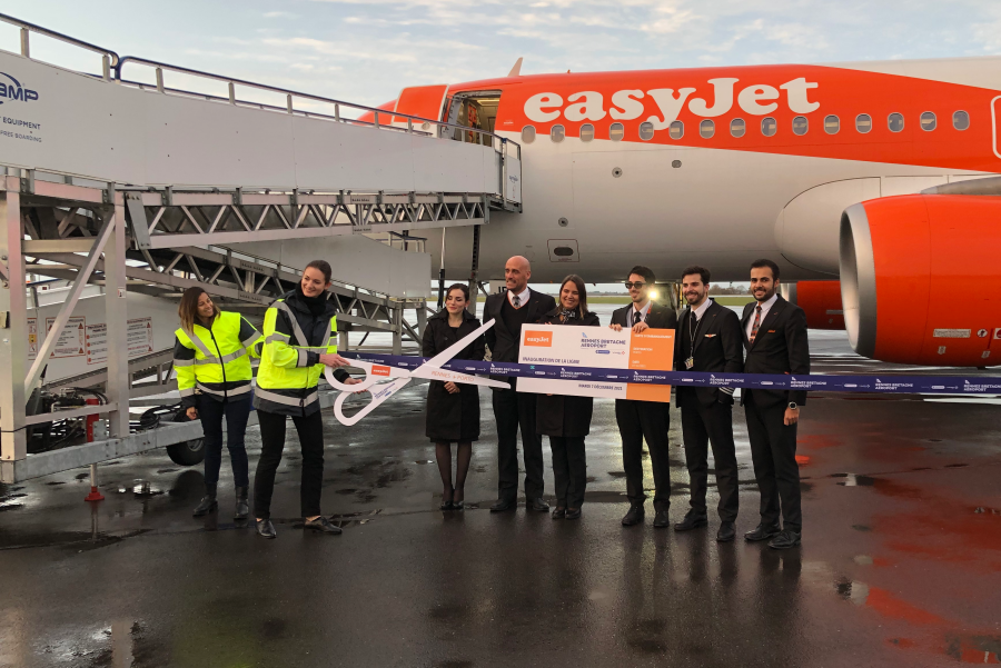 Vidéo - easyJet inaugure une nouvelle liaison aérienne entre Rennes et Porto