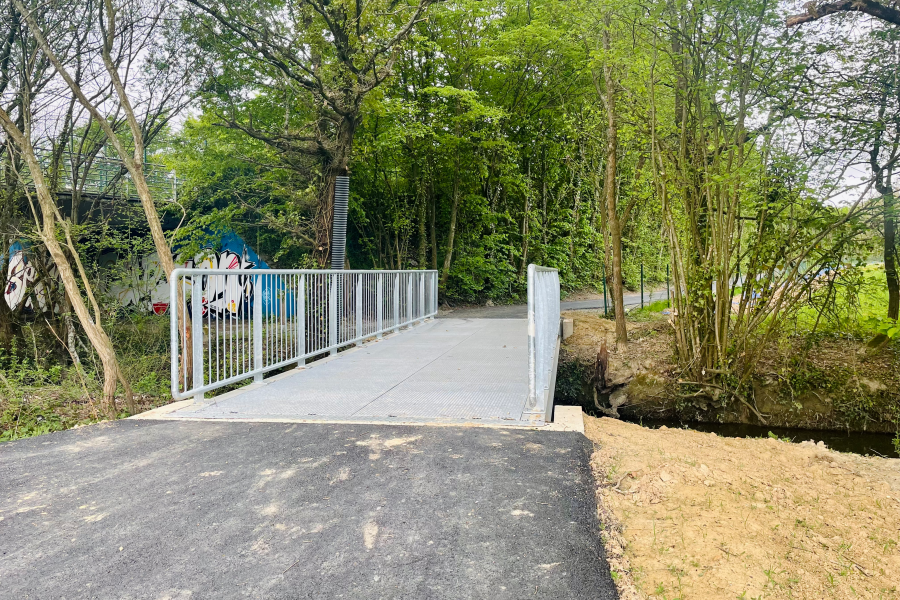 La nouvelle liaison entre la Poterie et la zone des Logettes est ouverte
