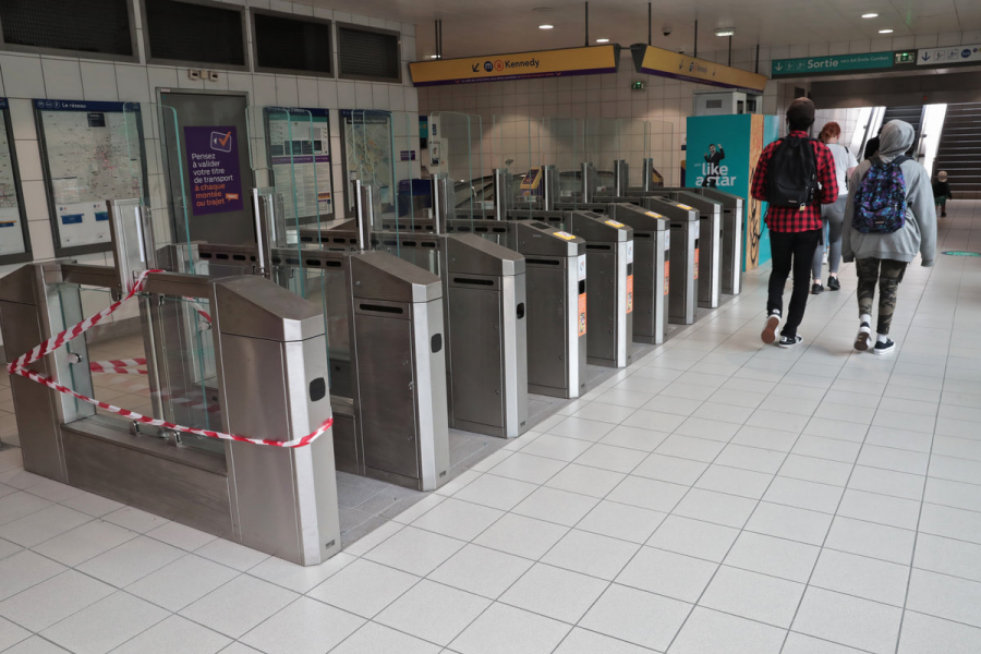 Les portillons en service dès le 1er décembre dans le métro