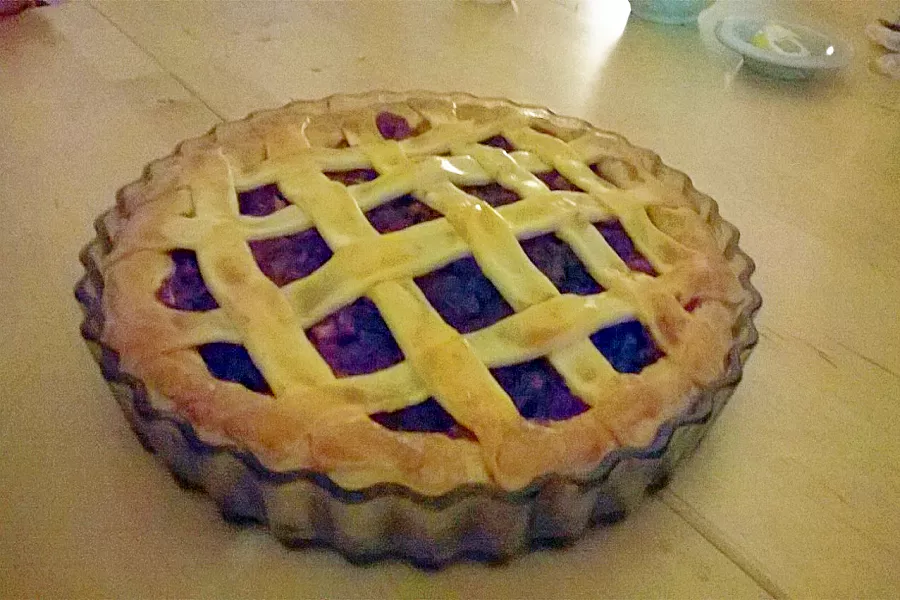 Cherry pie maison - tarte aux cerises traditionnelle