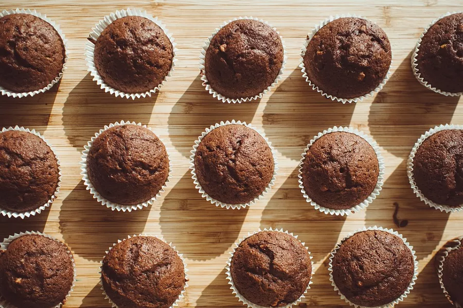 Recette express et très rapide pour réaliser des muffins au chocolat 