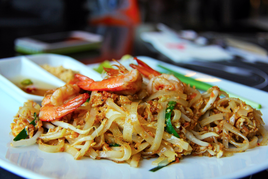 Nouilles de riz aux crevettes