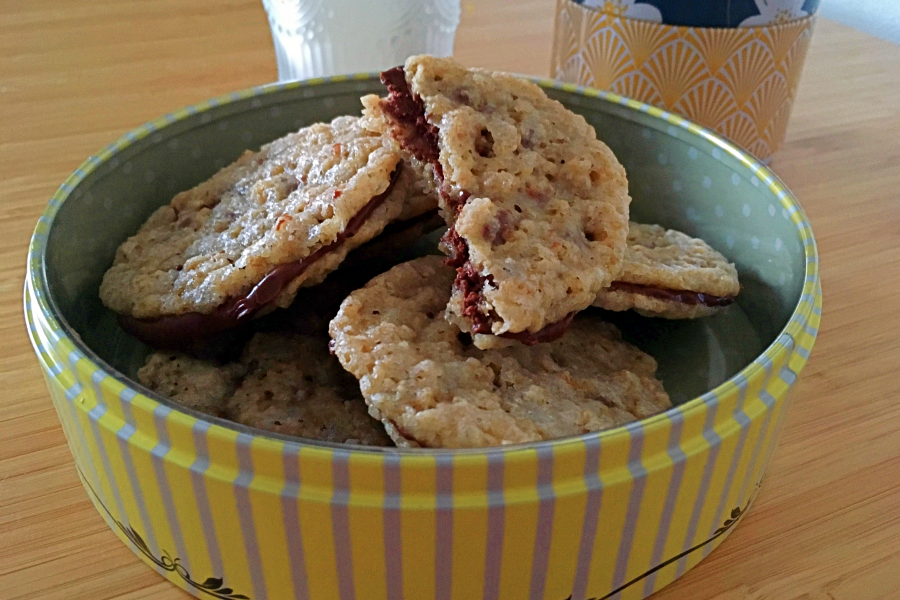 Galettes suédoises à l'avoine et au Nutella