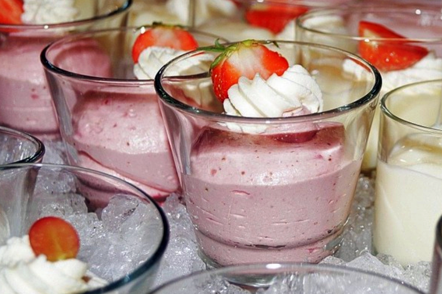 Mousse à la fraise