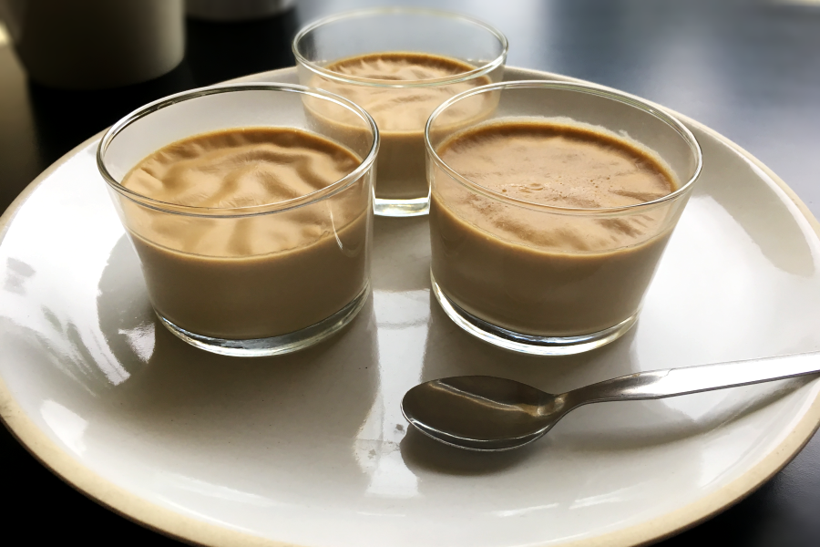 Panna cotta au café