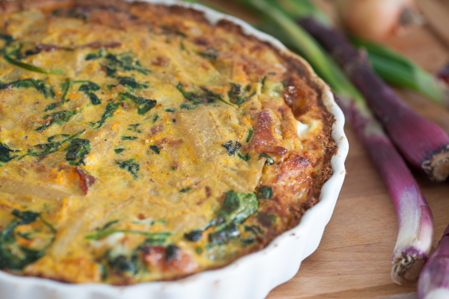 Quiche aux poireaux