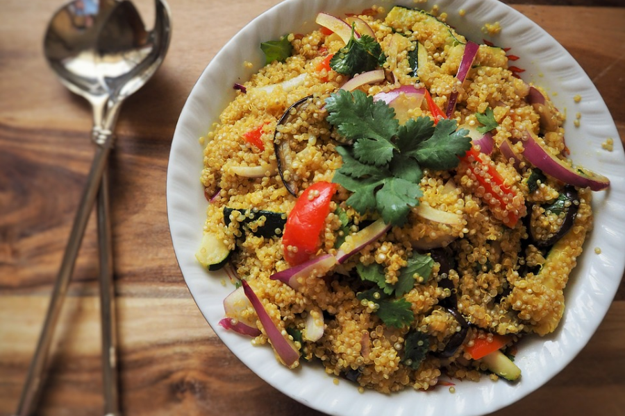 Salade de quinoa aux légumes