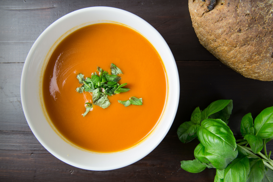 Crème de carottes au curry