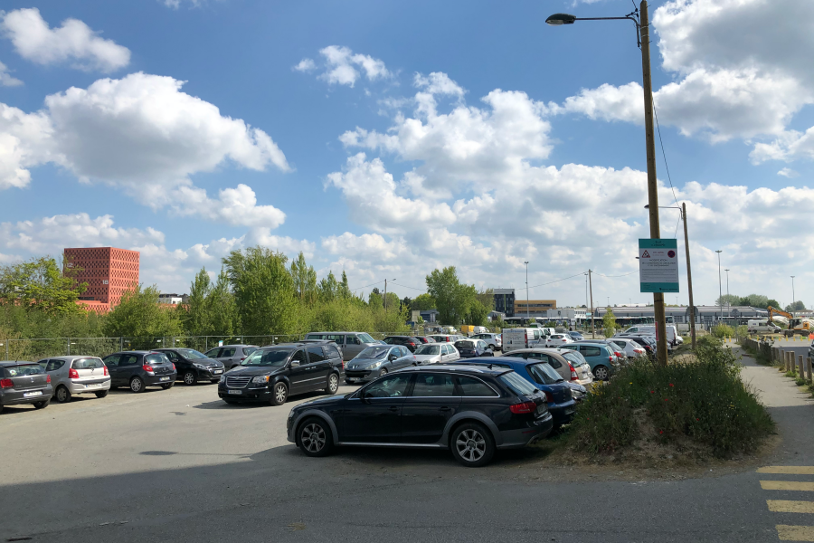 Un aménagement transitoire le long de la future rambla de Baud Chardonnet