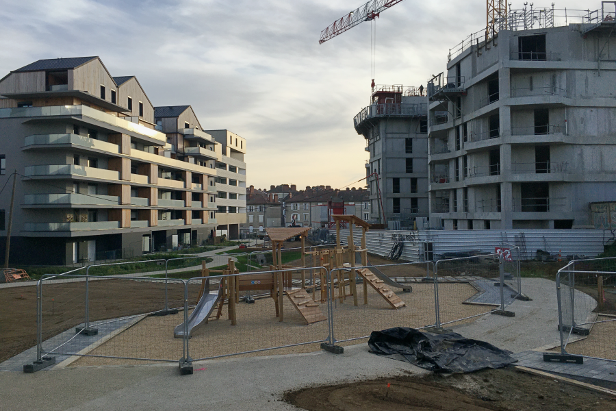 Un nouveau square près du pont de Nantes