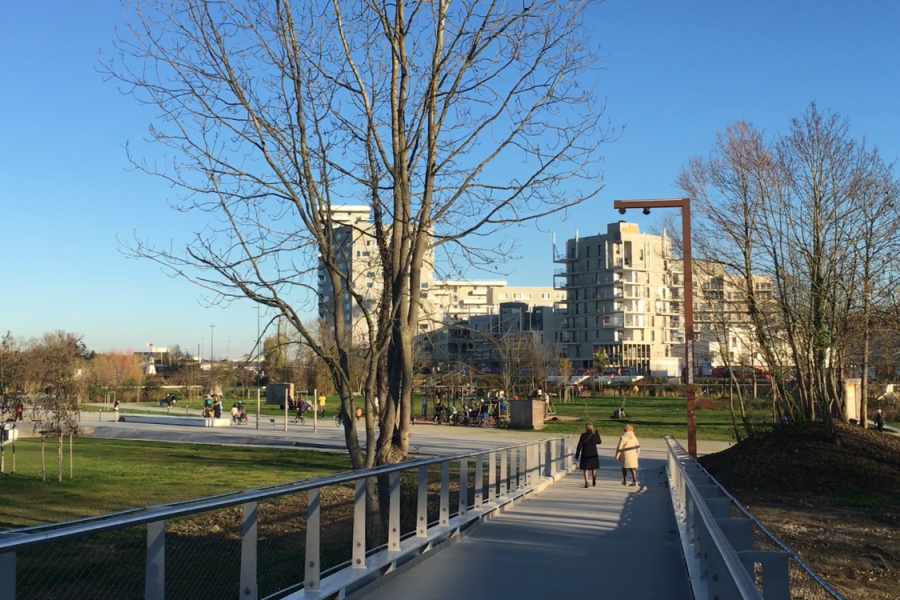 La passerelle Alice Milliat est ouverte