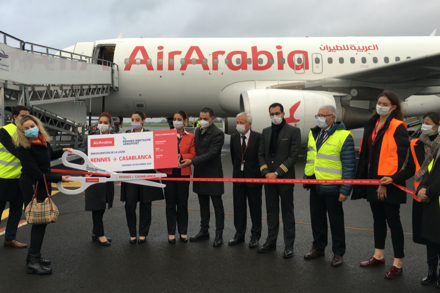 Air Arabia se pose pour la première fois à Rennes