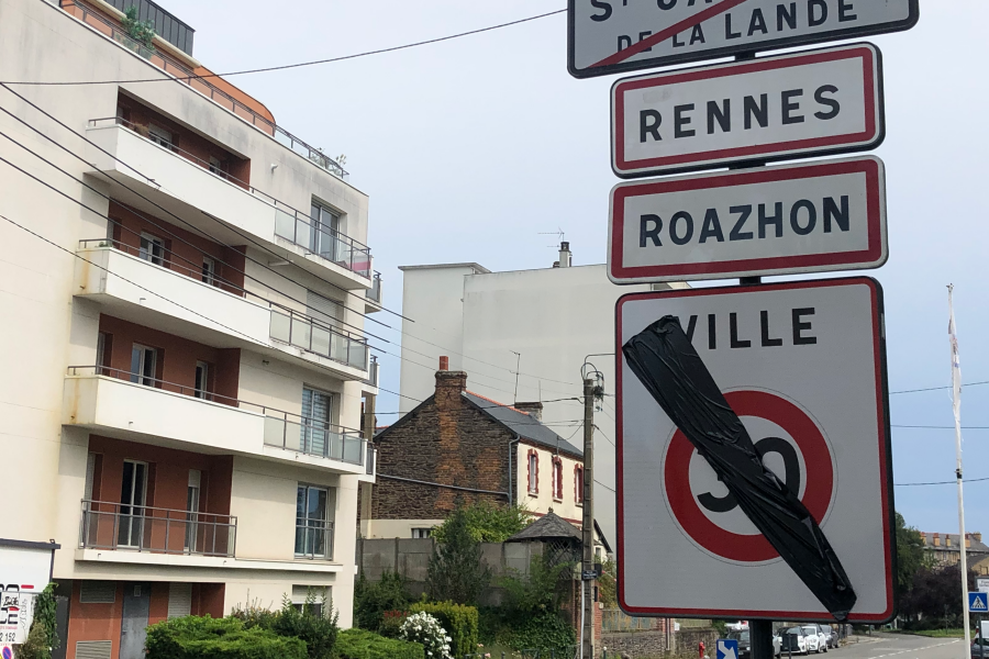 Le 30 km/h généralisé à partir du 4 septembre dans toute la ville de Rennes